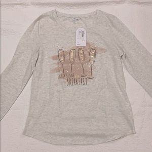 NWT Reitmans shirt -
“Champagne for Breakfast”